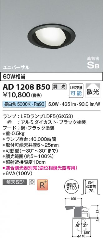 AD1208B50