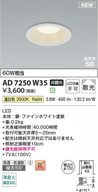 AD7250W35