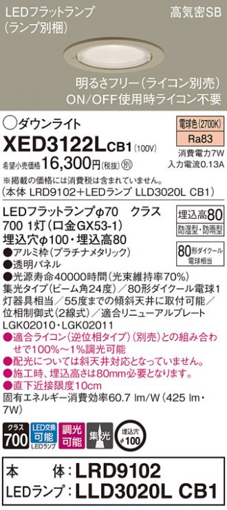 XED3122LCB1